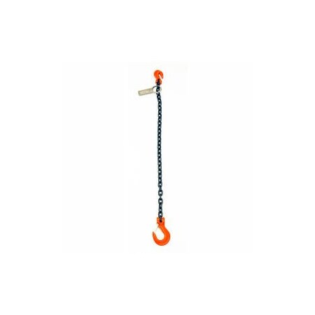Mazzella Mazzella Lifting B151056 4' Single Leg Chain Sling W/ Sling/Grab Hook S5103804S02